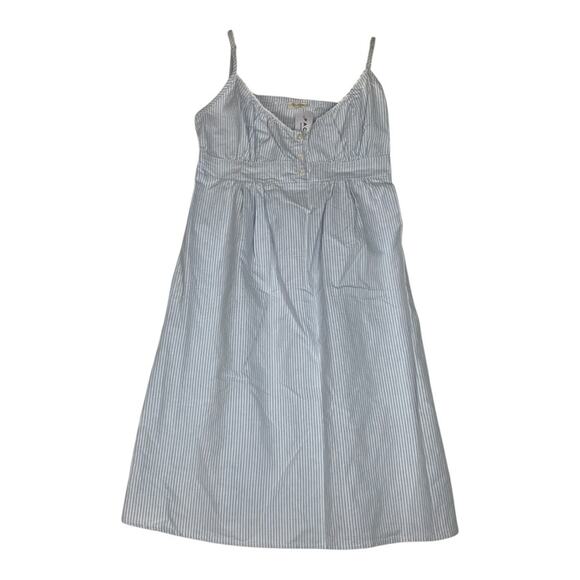 Brandy Melville Dresses & Skirts - John Galt women's one size small stripe dress blue white seersucker brandy mini
